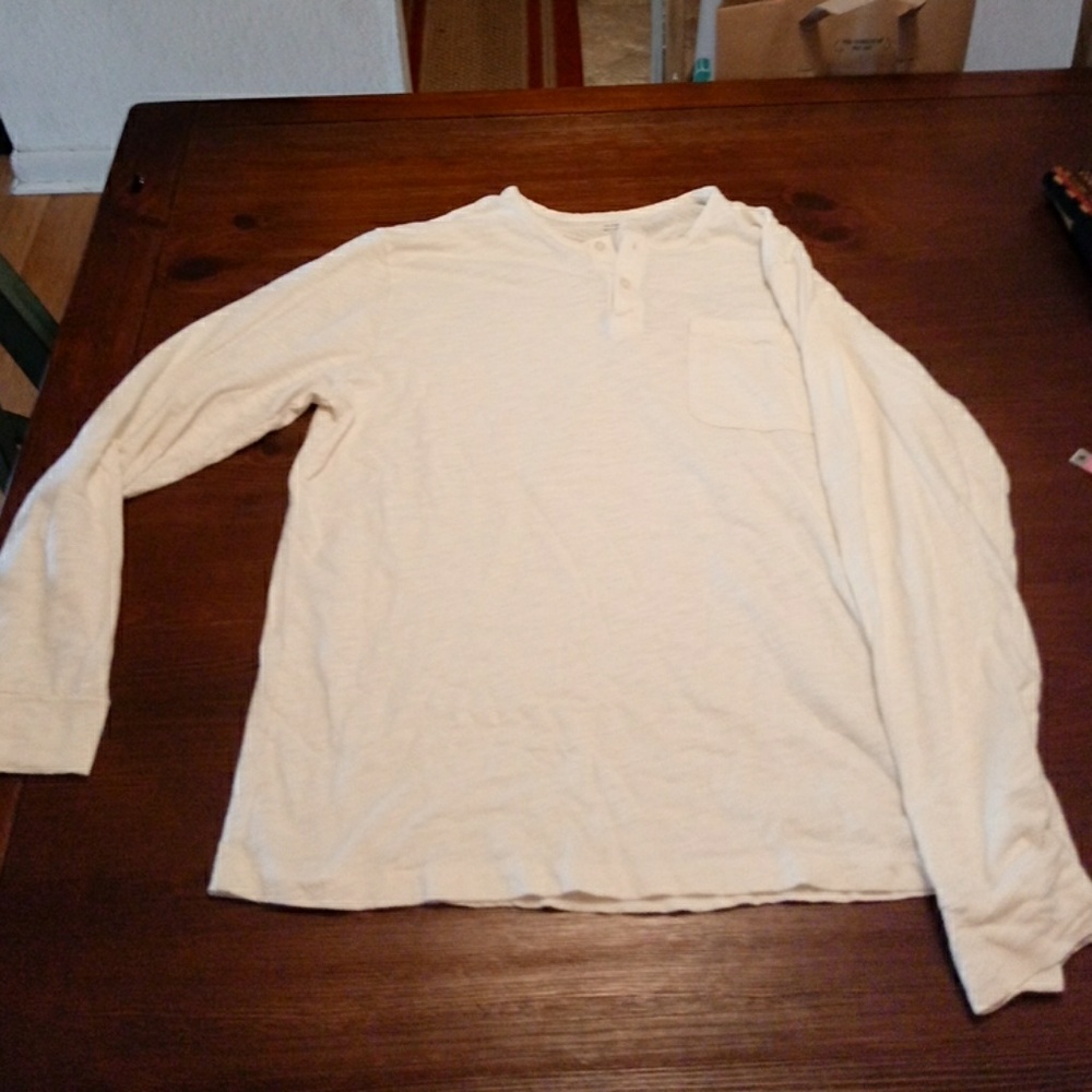 Bonobos long sleeve cotton henley